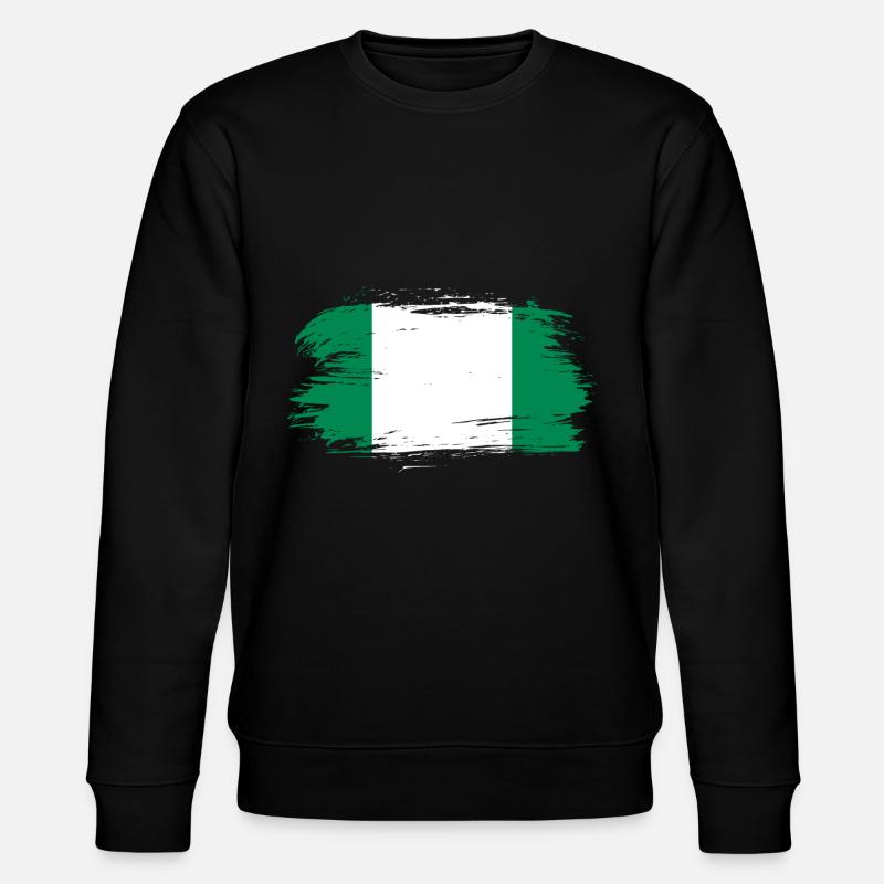 Drapeau nigérian - Sweat bio CHANGER Stanley/Stella Unisexe - noir