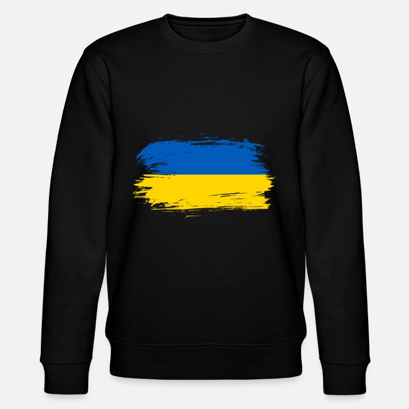 Drapeau de l’Ukraine - Sweat bio CHANGER Stanley/Stella Unisexe - noir