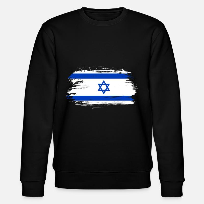 Drapeau d'Israël - Sweat bio CHANGER Stanley/Stella Unisexe - noir