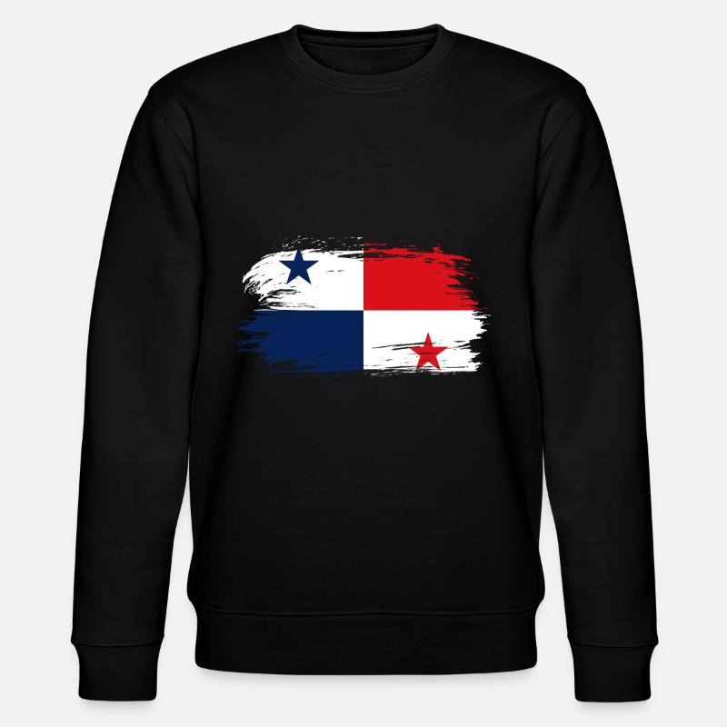 Drapeau panama - Sweat bio CHANGER Stanley/Stella Unisexe - noir