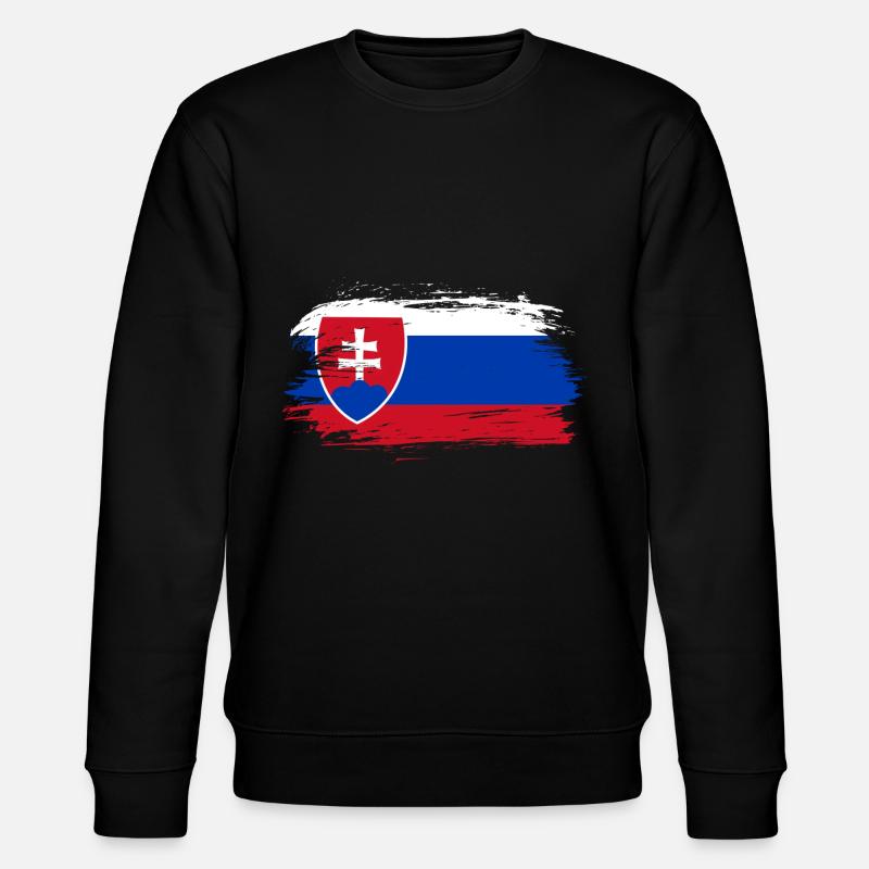 Drapeau Slovaquie - Sweat bio CHANGER Stanley/Stella Unisexe - noir