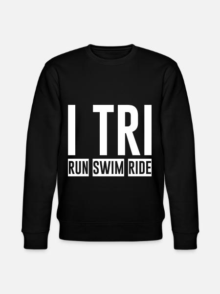 I Tri, Run Swim Ride - Sweat bio CHANGER Stanley/Stella Unisexe - noir