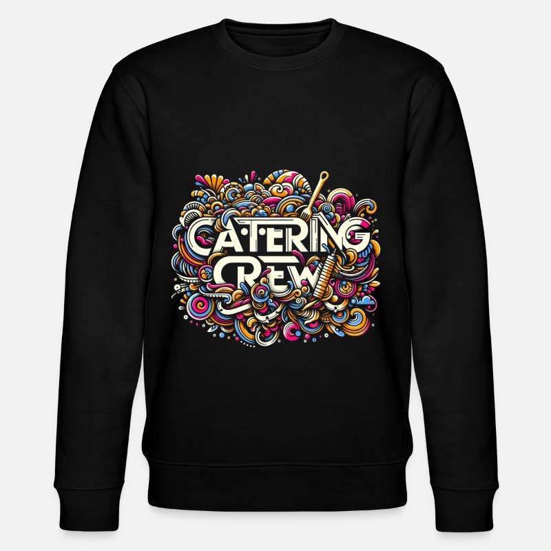 Catering Crew 7 - Stanley/Stella Unisex Bio-Sweatshirt CHANGER  - Schwarz