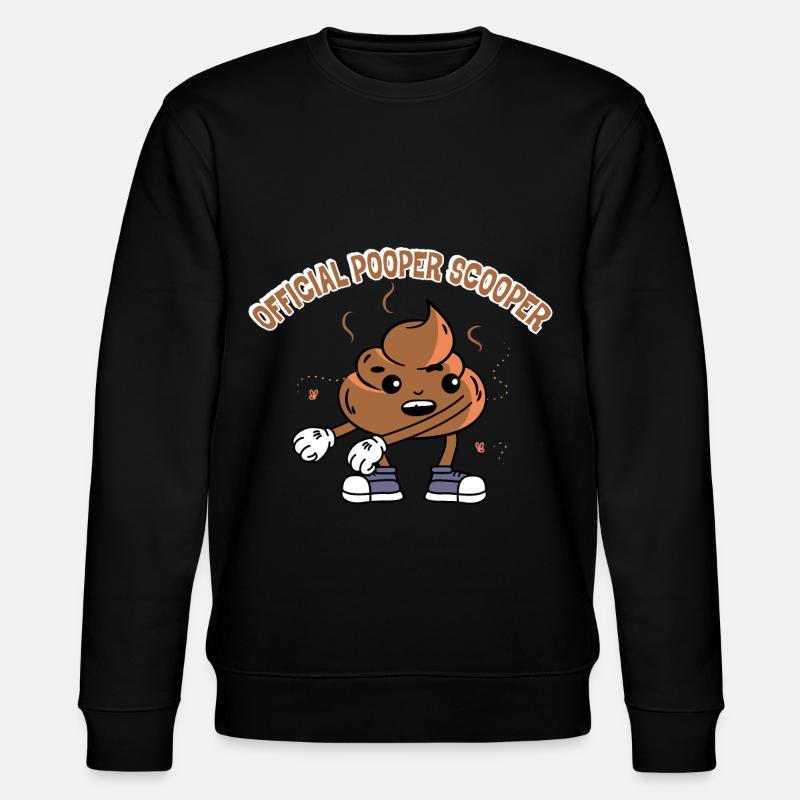 Official Pooper Scooper 17 - Stanley/Stella Unisex Bio-Sweatshirt CHANGER  - Schwarz