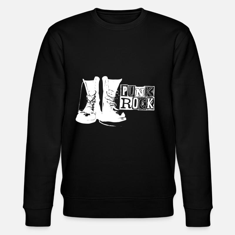 PunkRock - Stanley/Stella Unisex Bio-Sweatshirt CHANGER  - Schwarz