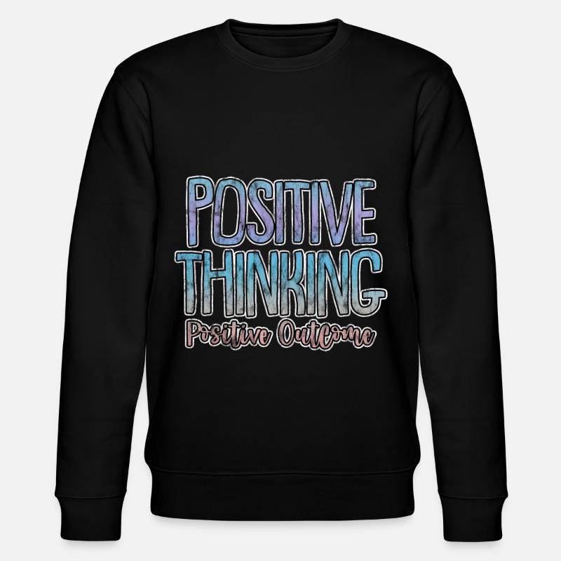 Pensée positive Résultat positif 3 - Sweat bio CHANGER Stanley/Stella Unisexe - noir