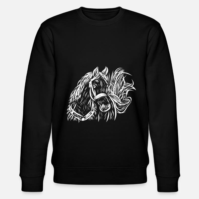 cheval - Sweat bio CHANGER Stanley/Stella Unisexe - noir