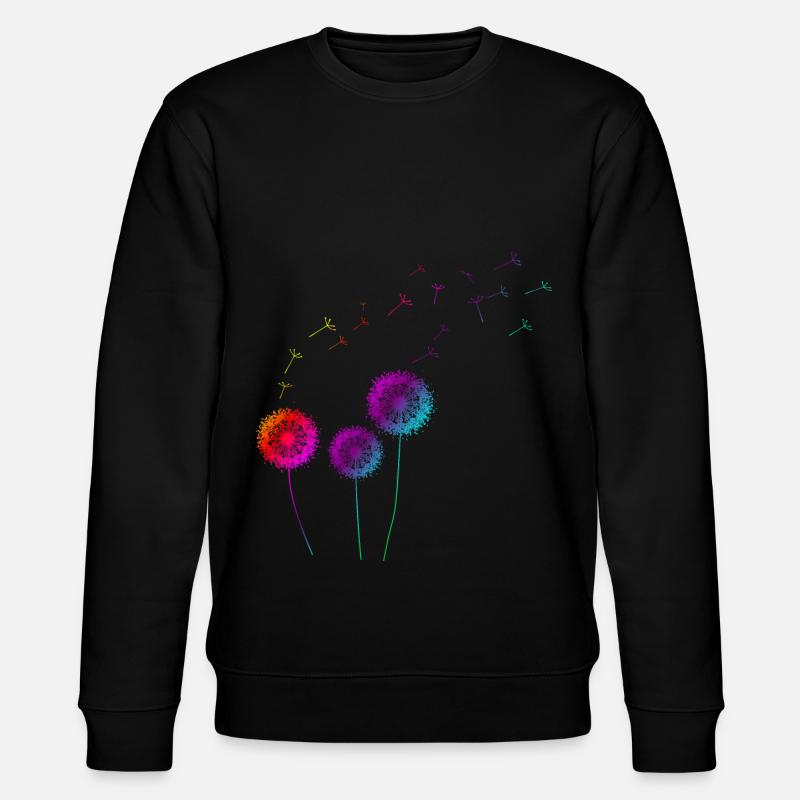 Pusteblumen Geschenkidee - Stanley/Stella Unisex Bio-Sweatshirt CHANGER  - Schwarz