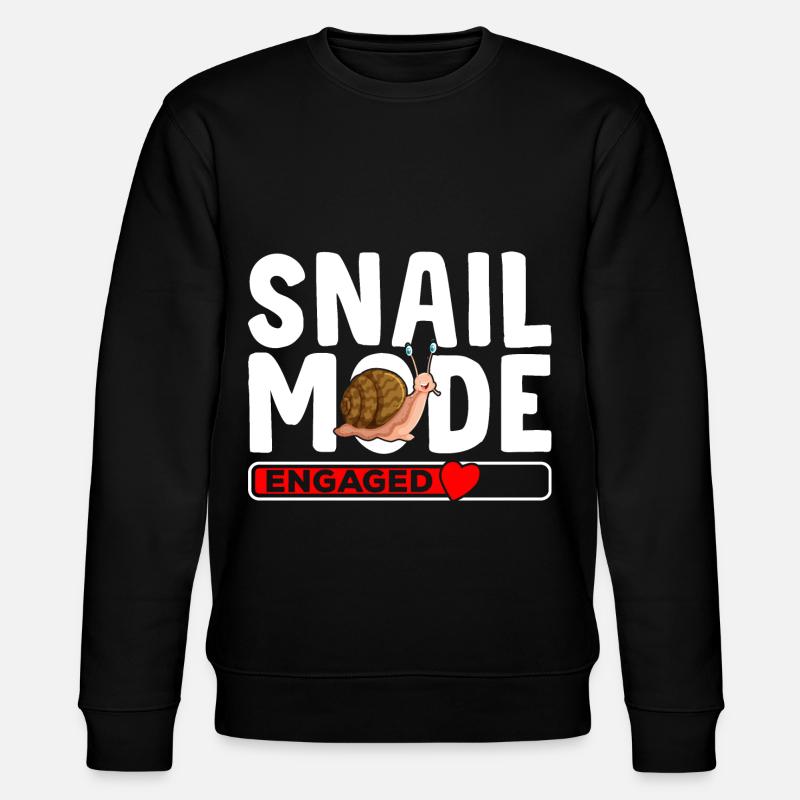 Amateur d’escargots Mode escargot - Sweat bio CHANGER Stanley/Stella Unisexe - noir