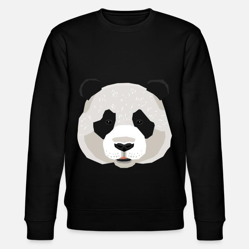 Panda panda bear - Stanley/Stella CHANGER Unisex Organic Sweatshirt - black