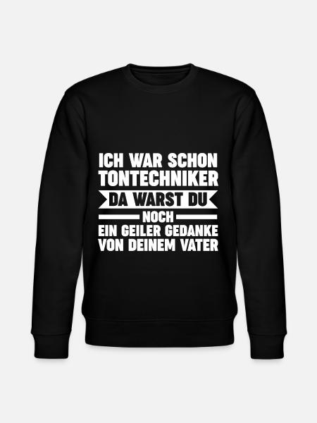 Toningenieur Tontechnik Tontechniker - Stanley/Stella Unisex Bio-Sweatshirt CHANGER - Schwarz