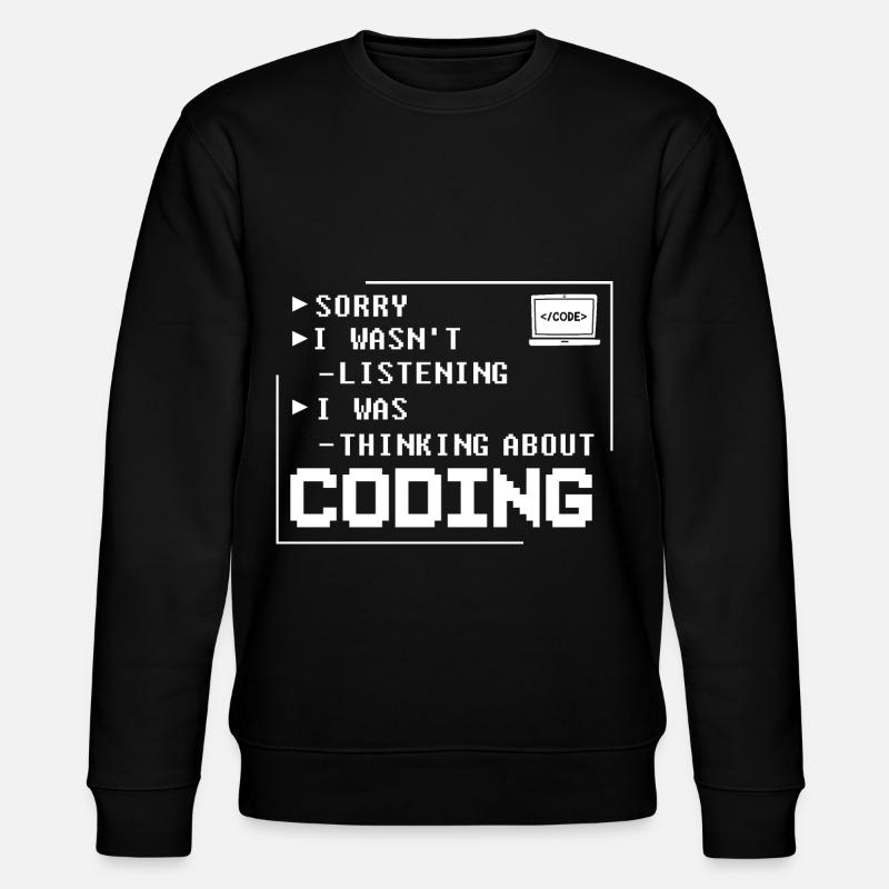 Programmer Programming Computer Developer Pc - Stanley/Stella CHANGER Unisex Organic Sweatshirt - black