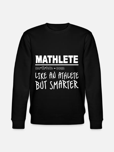 Mathlete som en atlet, men smartere 4 - Stanley/Stella økologisk unisex-sweatshirt CHANGER  - sort