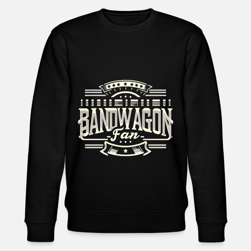 Bandwagon Fan 13 - Stanley/Stella Unisex Bio-Sweatshirt CHANGER  - Schwarz
