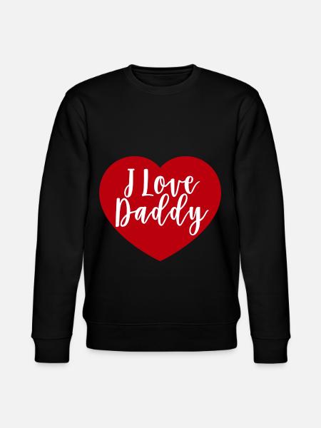 I love daddy poison - Stanley/Stella CHANGER Unisex Organic Sweatshirt - black