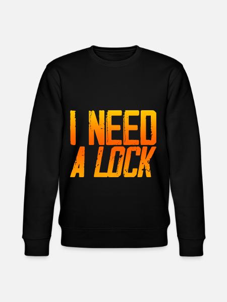 I Need A Lock 3 - Stanley/Stella CHANGER Unisex Organic Sweatshirt - black