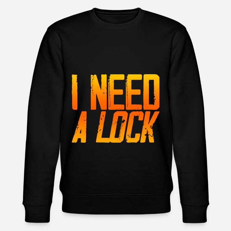 I Need A Lock 3 - Stanley/Stella Unisex Bio-Sweatshirt CHANGER - Schwarz