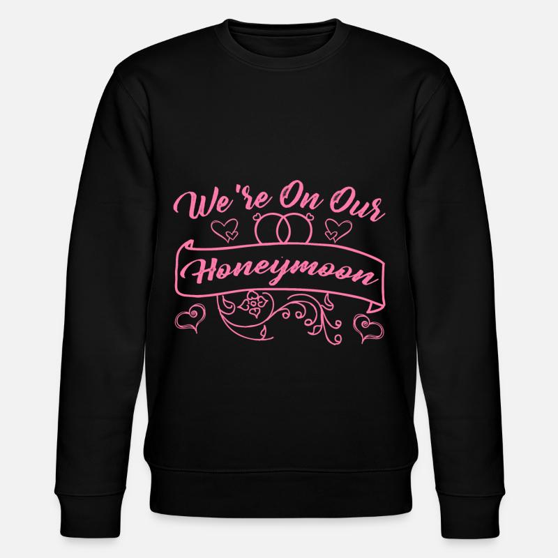 We're On Our Honeymoon 5 - Stanley/Stella Unisex Bio-Sweatshirt CHANGER - Schwarz
