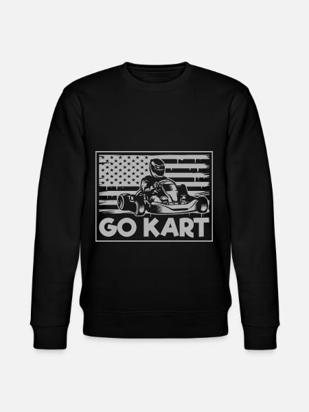 Gokart Go Kart Bil Race - Stanley/Stella økologisk unisex-sweatshirt CHANGER - sort