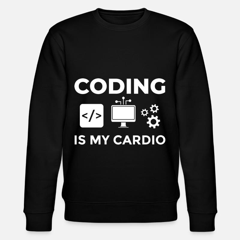Software Development Software Developer Developer - Stanley/Stella CHANGER Unisex Organic Sweatshirt - black