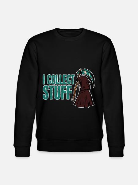 I Collect Stuff 3 - Stanley/Stella CHANGER Unisex Organic Sweatshirt - black