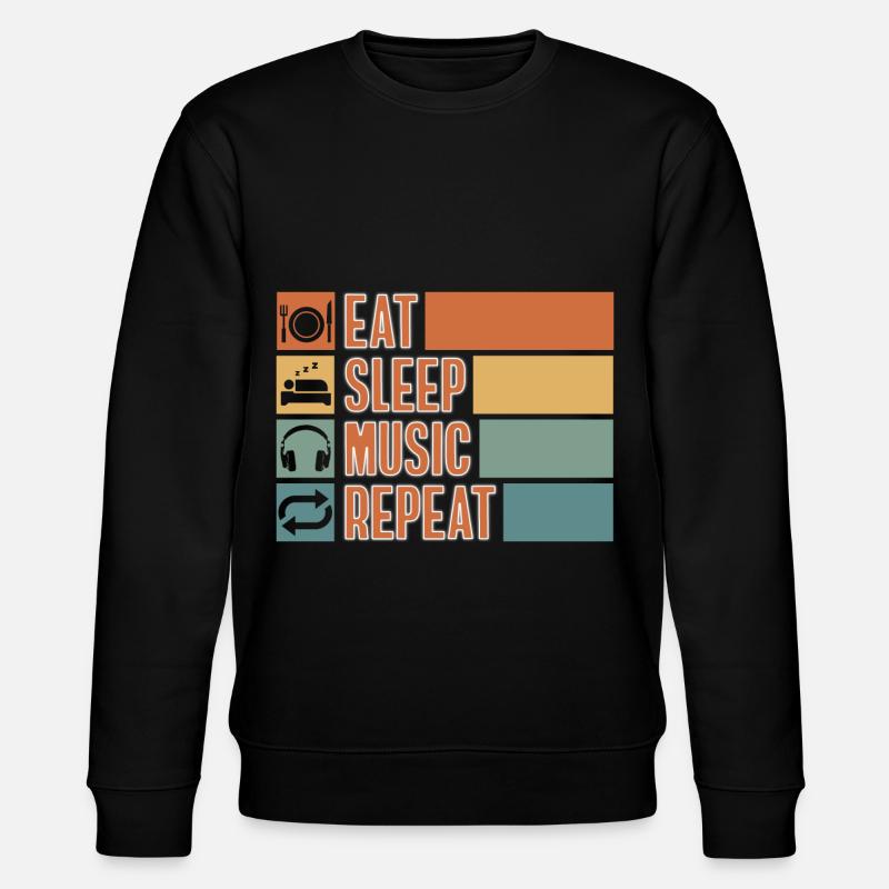 Dj Casque Chansons - Sweat bio CHANGER Stanley/Stella Unisexe - noir