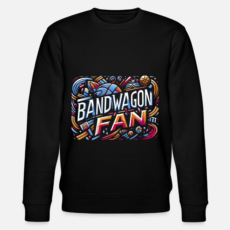 Bandwagon Fan 19 - Stanley/Stella Unisex Bio-Sweatshirt CHANGER  - Schwarz