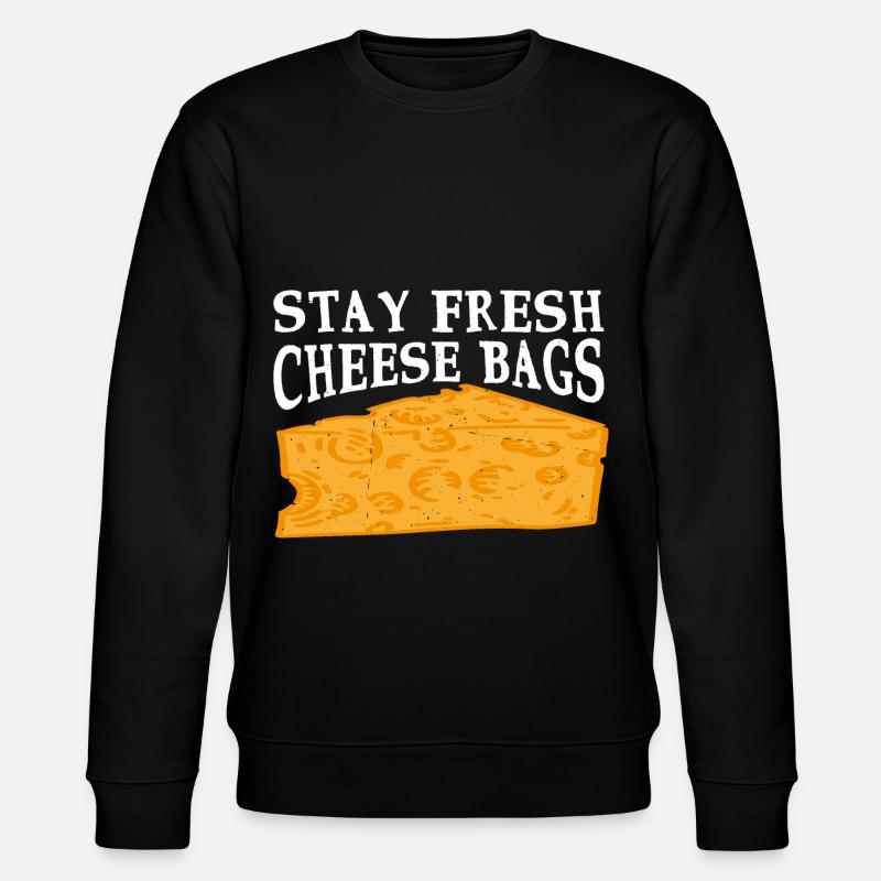Stay Fresh Cheese Bags 47 - Stanley/Stella Unisex Bio-Sweatshirt CHANGER  - Schwarz