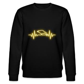 Ente - Stanley/Stella Unisex Bio-Sweatshirt CHANGER  - Schwarz - Vorne - Nik (191cm) & Marisol (170cm)