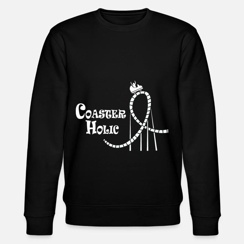 Roller coaster engineer - Stanley/Stella CHANGER Unisex Organic Sweatshirt - black