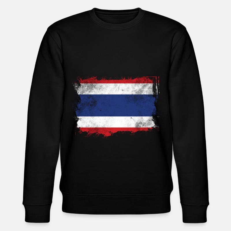 Drapeau de la Thaïlande - Sweat bio CHANGER Stanley/Stella Unisexe - noir