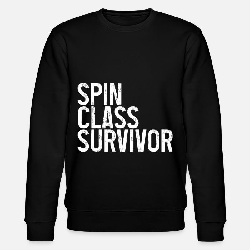 Spin Class Survivor 3 - Stanley/Stella CHANGER Unisex Organic Sweatshirt - black