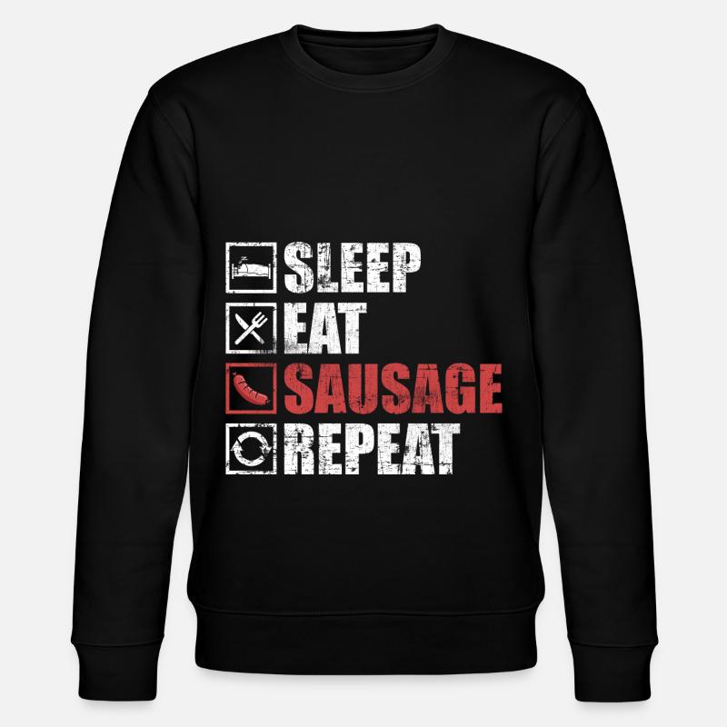 Wurst - Stanley/Stella Unisex Bio-Sweatshirt CHANGER  - Schwarz
