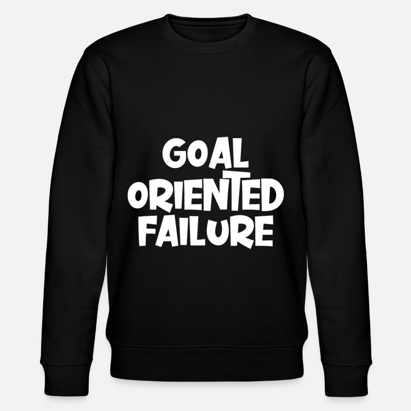 Goal Oriented Failure - Stanley/Stella Unisex Bio-Sweatshirt CHANGER  - Schwarz