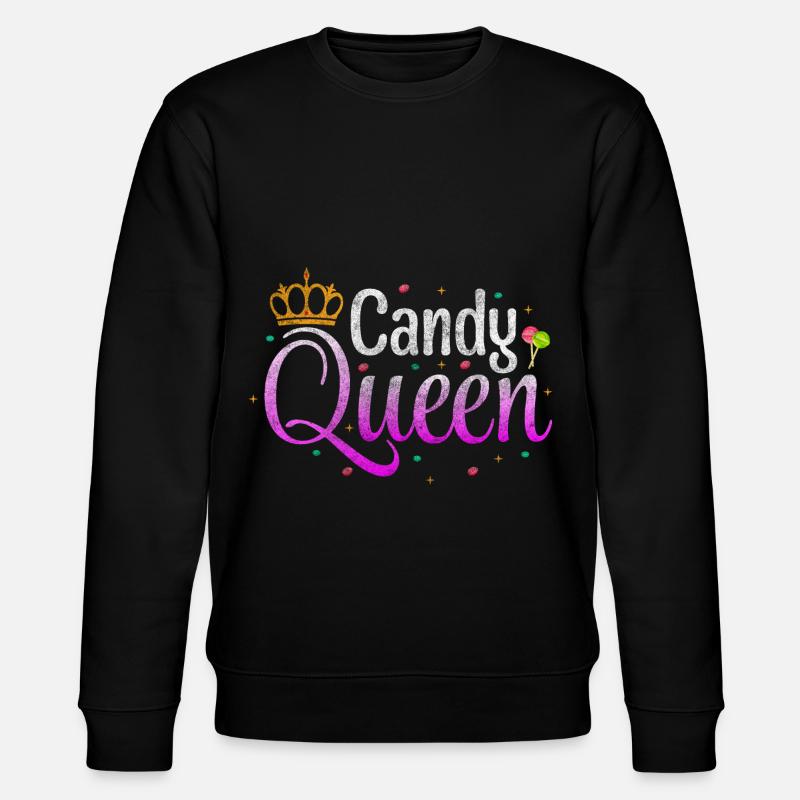 Candy Cupcake Lollipop - Stanley/Stella CHANGER Unisex Organic Sweatshirt - black