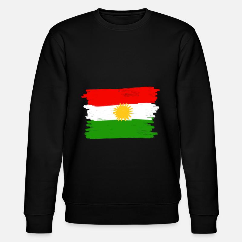 Kurdistan Flagge - Stanley/Stella Unisex Bio-Sweatshirt CHANGER  - Schwarz