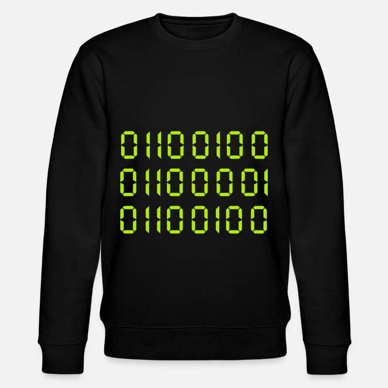 DAD - en binaire - Sweat bio CHANGER Stanley/Stella Unisexe - noir