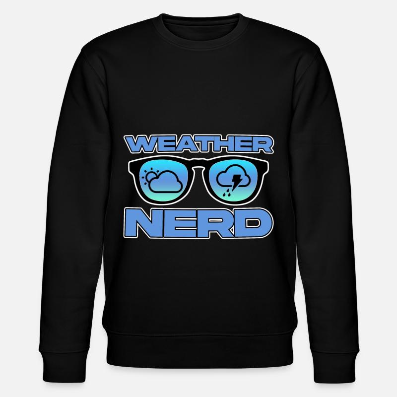 Weather Nerd 4 - Stanley/Stella Unisex Bio-Sweatshirt CHANGER  - Schwarz