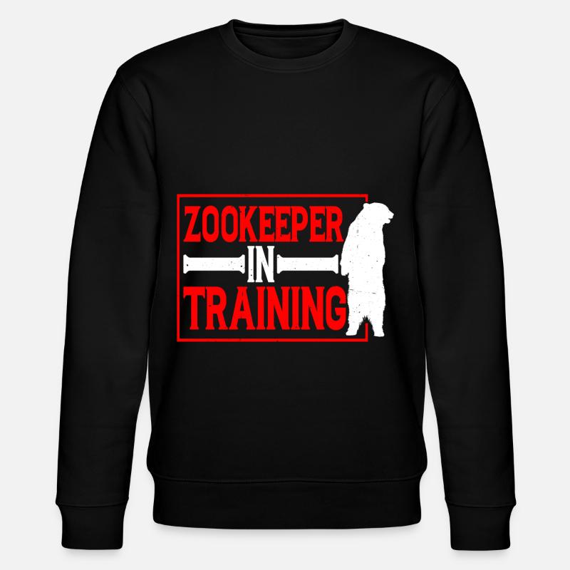 Zookeeper In Training 6 - Stanley/Stella CHANGER Unisex Organic Sweatshirt - black