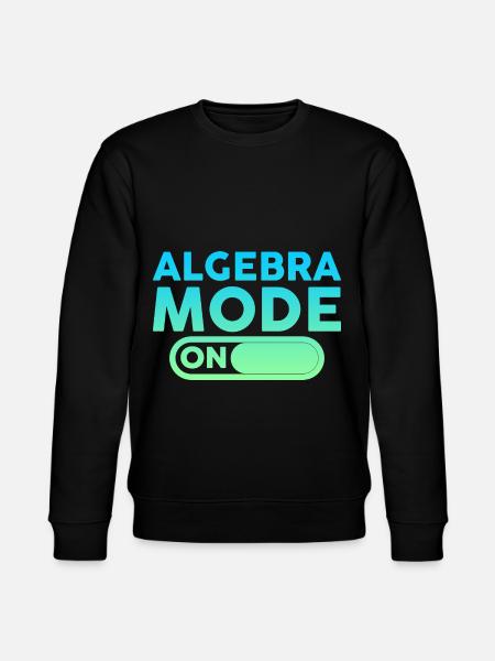 Algebra Mode On 4 - Stanley/Stella CHANGER Unisex Organic Sweatshirt - black
