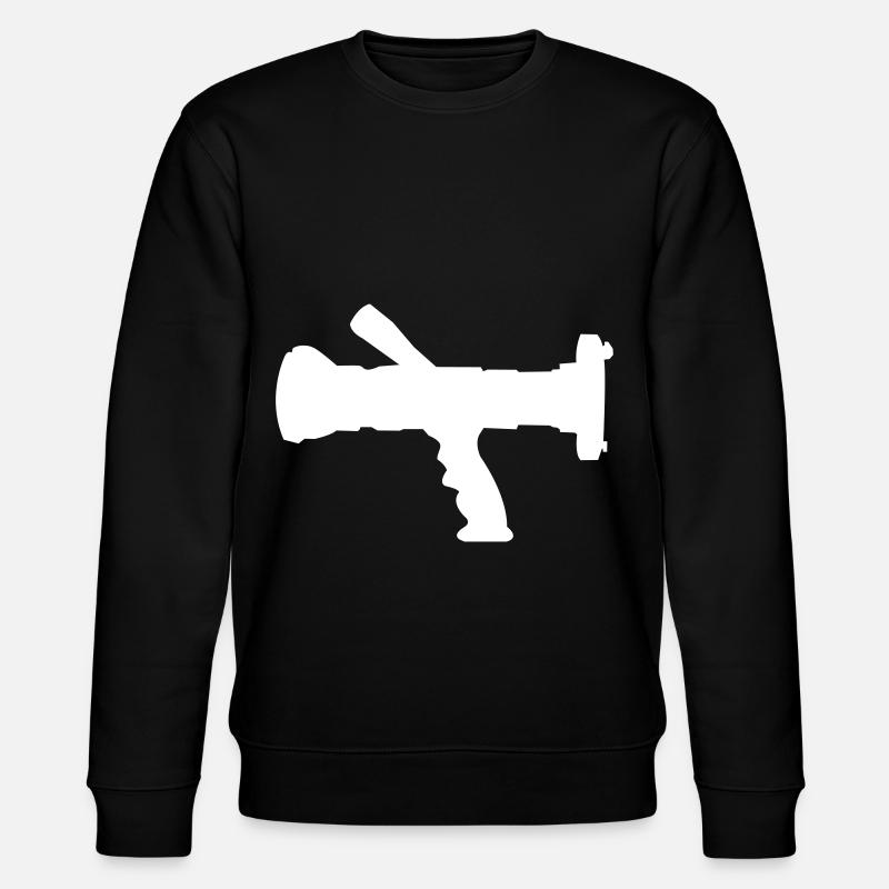 Feuerwehr Hohlstrahlrohr Strahlrohr - Stanley/Stella Unisex Bio-Sweatshirt CHANGER  - Schwarz
