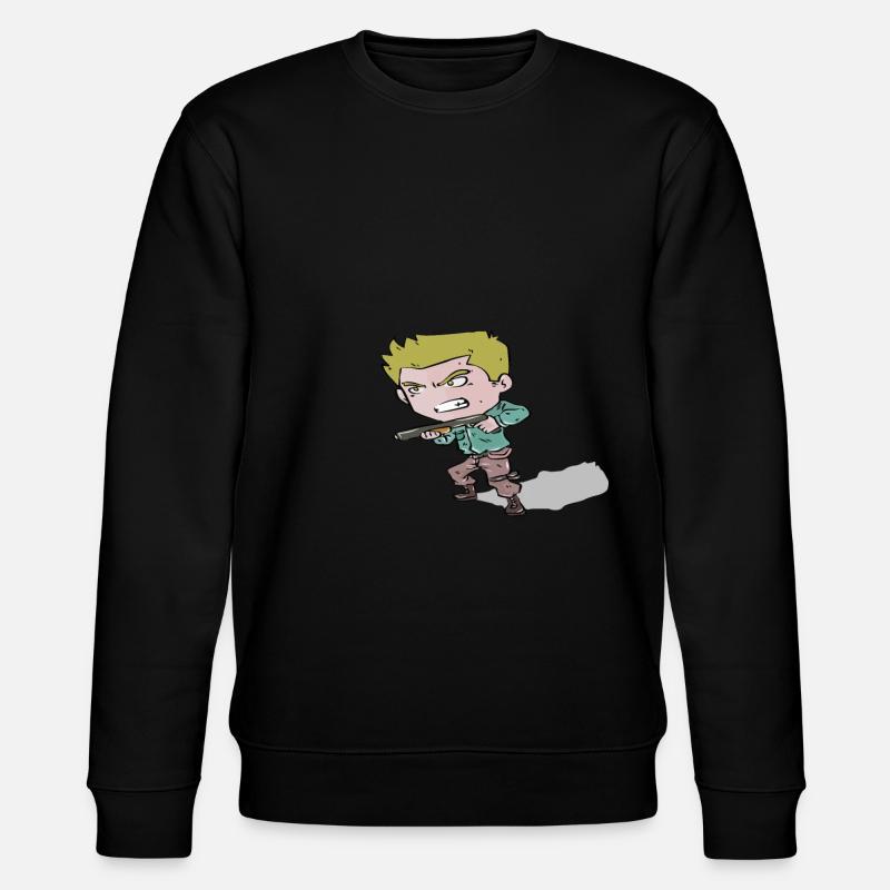Soldat - Stanley/Stella Unisex Bio-Sweatshirt CHANGER  - Schwarz