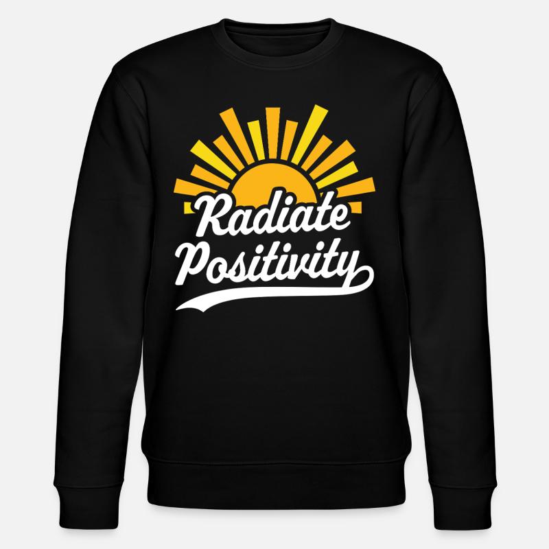 Rayonnez de positivité - Sweat bio CHANGER Stanley/Stella Unisexe - noir