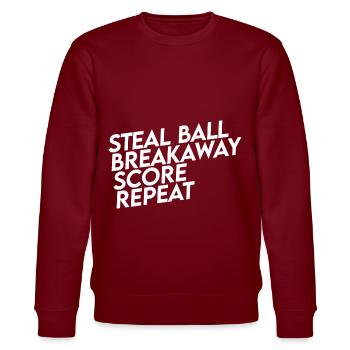 Steal Ball Breakaway Score Repeat - Sweat bio CHANGER Stanley/Stella Unisexe - bordeaux - Devant - Nik (191cm) & Marisol (170cm)