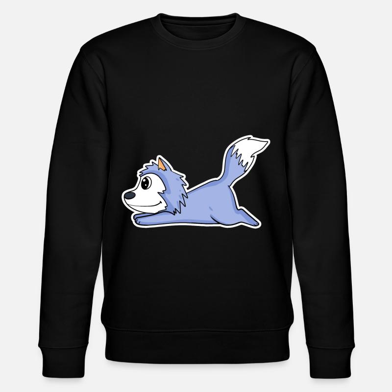 lying wolf - Stanley/Stella CHANGER Unisex Organic Sweatshirt - black