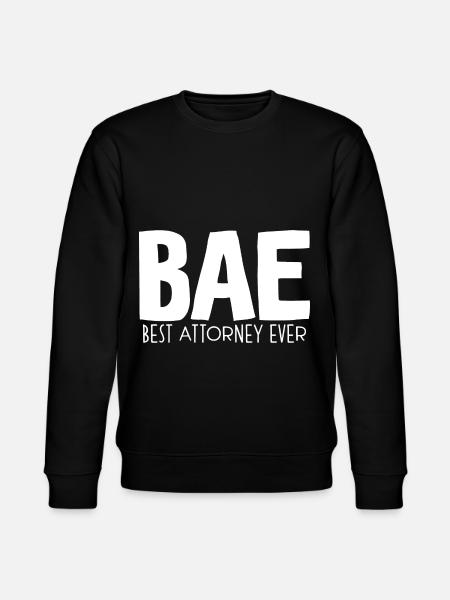 Bae Best Attorney Ever - Stanley/Stella CHANGER Unisex Organic Sweatshirt - black