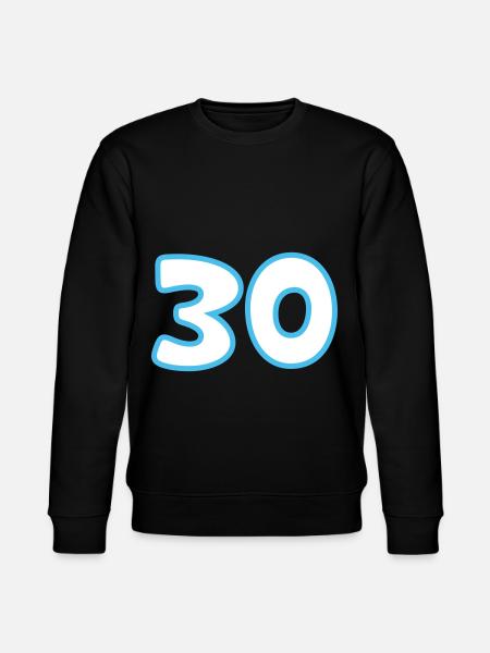 30th birthday 30 years - Stanley/Stella CHANGER Unisex Organic Sweatshirt - black