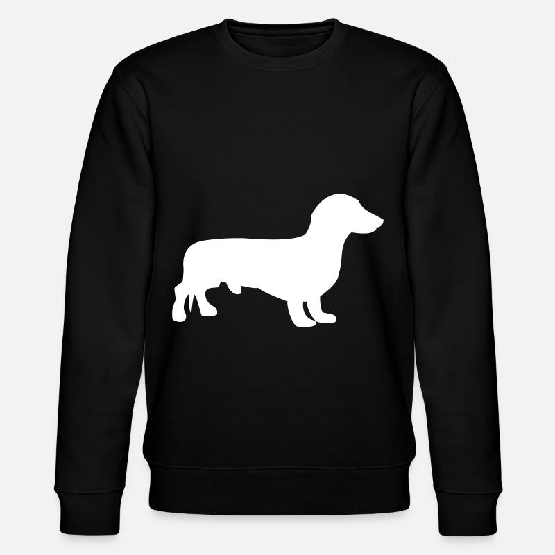 Dackel - Stanley/Stella Unisex Bio-Sweatshirt CHANGER  - Schwarz