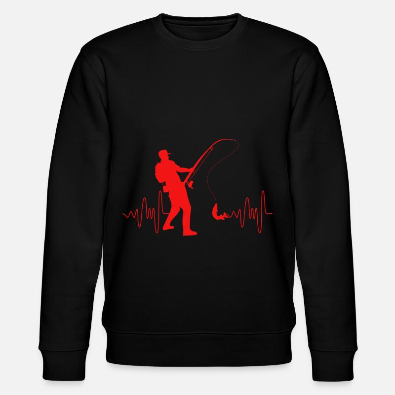 Pêcheur battement de cœur - Sweat bio CHANGER Stanley/Stella Unisexe - noir