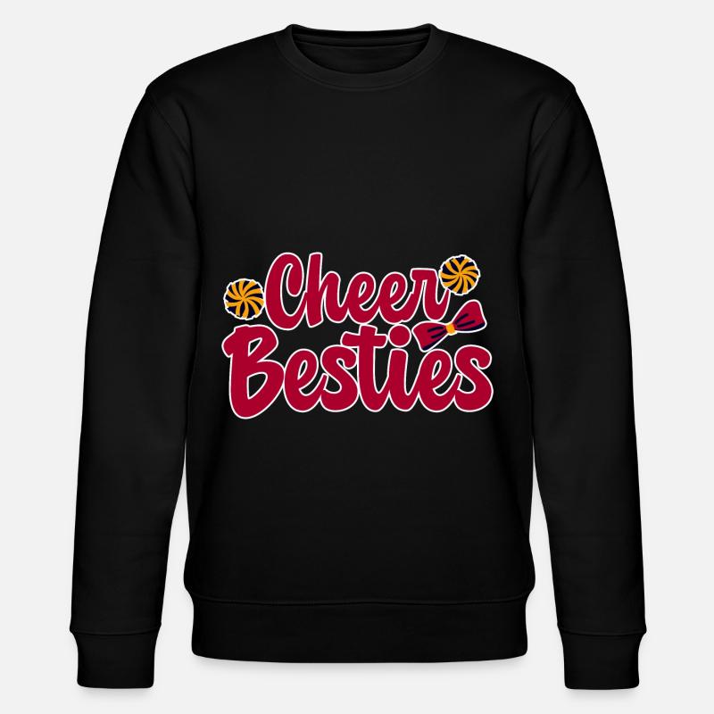 Cheer Besties 2 - Stanley/Stella Unisex Bio-Sweatshirt CHANGER  - Schwarz